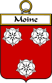 French Coat of Arms Badge for Moine