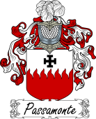 Araldica Italiana Coat of arms used by the Italian family Passamonte