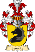 v.23 Coat of Family Arms from Germany for Lemcke