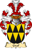 v.23 Coat of Family Arms from Germany for Graf