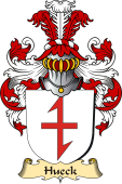 v.23 Coat of Family Arms from Germany for Hueck