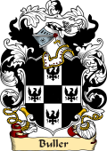 English or Welsh Family Coat of Arms (v.23) for Buller (Cornwall and Somersetshire)