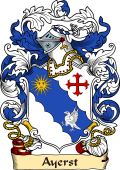 English or Welsh Family Coat of Arms (v.23) for Ayerst
