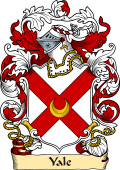 English or Welsh Family Coat of Arms (v.23) for Yale (Cornwall)
