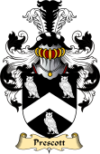 English Coat of Arms (v.23) for the family Prescott