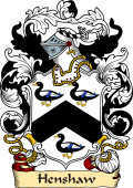 English or Welsh Family Coat of Arms (v.23) for Henshaw (Henshaw, Cheshire)