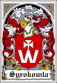 Polish Coat of Arms Bookplate for Syrokomla