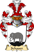 v.23 Coat of Family Arms from Germany for Schauer