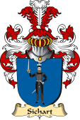 v.23 Coat of Family Arms from Germany for Sichart