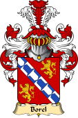 French Family Coat of Arms (v.23) for Borel