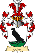 v.23 Coat of Family Arms from Germany for Goler