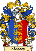 English or Welsh Family Coat of Arms (v.23) for Maddox (Wormley, Hertfordshire)