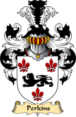 English Coat of Arms (v.23) for the family Perkins