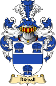 English Coat of Arms (v.23) for the family Riddall or Ridall or Riddel