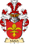 v.23 Coat of Family Arms from Germany for Melich