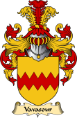 English Coat of Arms (v.23) for the family Vavasour