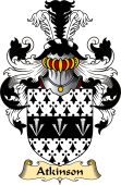 English Coat of Arms (v.23) for the family Atkinson