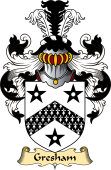 English Coat of Arms (v.23) for the family Gresham