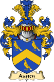 English Coat of Arms (v.23) for the family Austen
