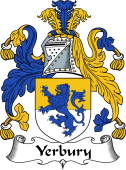 English Coat of Arms for the family Yerbury