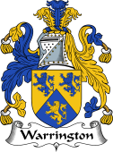 English Coat of Arms for the family Warrington
