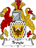 English Coat of Arms for the family Troyte