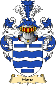 English Coat of Arms (v.23) for the family Hone