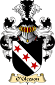 Irish Family Coat of Arms (v.23) for O'Gleeson or Glissane