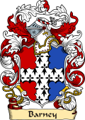 English or Welsh Family Coat of Arms (v.23) for Barney (Park-Hall, Norfolk)