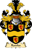 English Coat of Arms (v.23) for the family Rawles