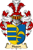 v.23 Coat of Family Arms from Germany for Husen