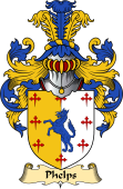 English Coat of Arms (v.23) for the family Phelps