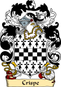English or Welsh Family Coat of Arms (v.23) for Crispe