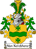 Dutch Coat of Arms for Van Kerckhove