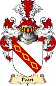English Coat of Arms (v.23) for the family Peart or Pert