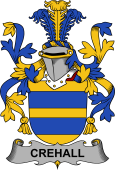 Irish Coat of Arms for Crehall or O'Crehall