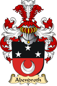 v.23 Coat of Family Arms from Germany for Abendroth