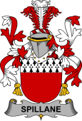 Irish Coat of Arms for Spillane or O'Spillane