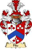 English Coat of Arms (v.23) for the family Pike
