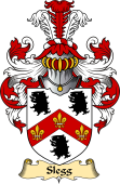 English Coat of Arms (v.23) for the family Slegge or Slegg