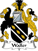 Irish Coat of Arms for Waller