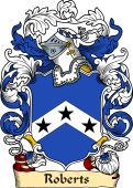 English or Welsh Family Coat of Arms (v.23) for Roberts