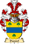 v.23 Coat of Family Arms from Germany for Duessel