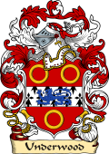 English or Welsh Family Coat of Arms (v.23) for Underwood