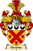 Scottish Family Coat of Arms (v.23) for Hartsyde or Hartside