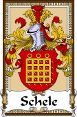 German Coat of Arms Wappen Bookplate  for Schele