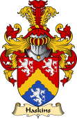 English Coat of Arms (v.23) for the family Haskins