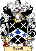 English or Welsh Family Coat of Arms (v.23) for Bedell (Rumford, Essex)