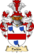 English Coat of Arms (v.23) for the family Parkin