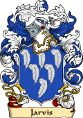 English or Welsh Family Coat of Arms (v.23) for Jarvis (Ref Berry)